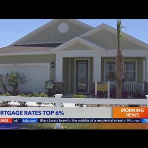 Mortgage rates top 6%