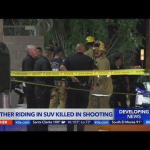 Mother riding in SUV killed in shooting