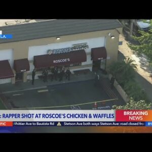 Rapper PnB Rock shot while eating at South L.A. Roscoe’s Chicken and Waffles: TMZ