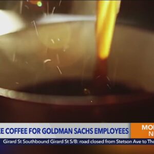 No more free coffee for Goldman Sachs employees
