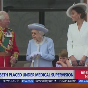 Queen Elizabeth II ‘under medical supervision,’ palace says