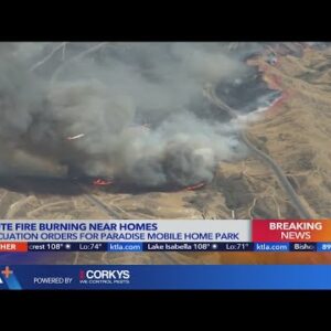Route Fire grows to over 1,000 acres near Castaic