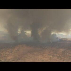 Sky5 report on the Fairview Fire - Wednesday 5 p.m.