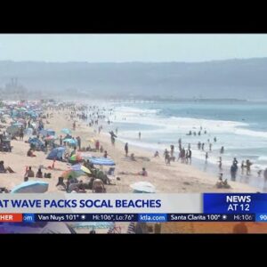SoCal residents beat the heat at local beaches