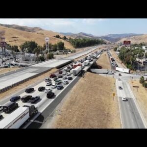 Some 5 Freeway lanes to remain closed until further notice