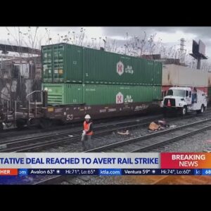 Tentative railway labor agreement reached to avert strike