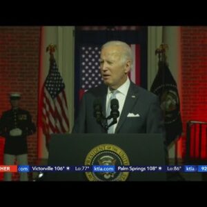 Trumpism threatens democracy, Biden says in prime-time speech