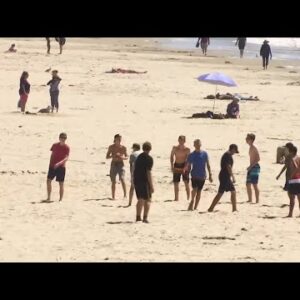 Visitors head to Pismo Beach ahead of heatwave