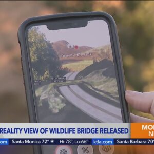 101 Freeway wildlife crossing can now be seen using Augmented Reality