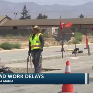 The City of Santa Maria warns drivers to expect delays this week on the road as construction ...