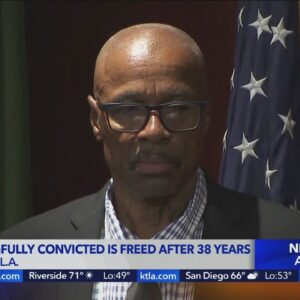 After four decades, man exonerated by DNA evidence