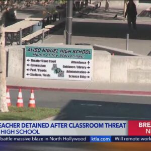 Aliso Niguel school locked down after substitute teacher makes threat