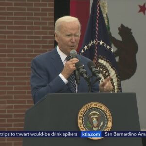 Biden pushes lower prescription drug costs in Irvine visit