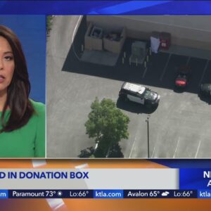 Body found in clothing donation box