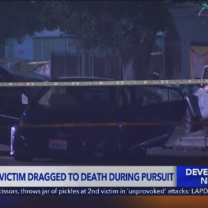 Carjacking victim dragged to death during pursuit