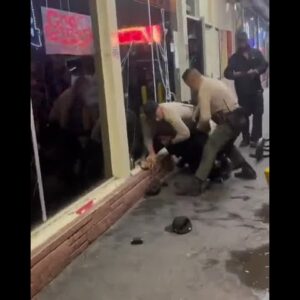 Cell phone video shows violent arrest in Inglewood