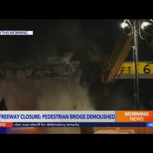 Encino bridge demolition completed early