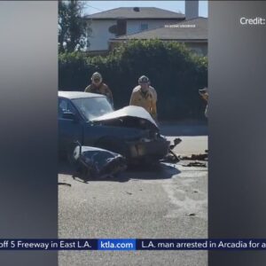 Five hospitalized following brutal head-on crash in Pico Rivera