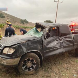 Driver ejected from truck in single-car accident in the 5000 block of Santa Rosa Road ...