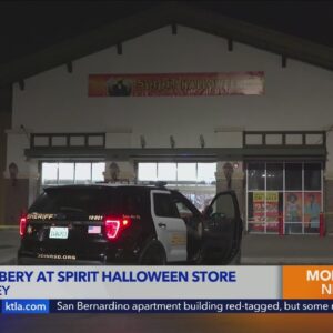 Halloween pop up shop robbed in Riverside County
