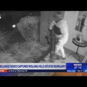 Thieves caught on video stealing safe from home in Rolling Hills Estates