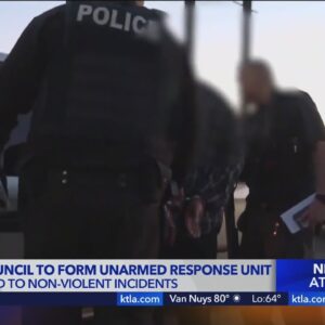 L.A. City Council to form unarmed LAPD response unit