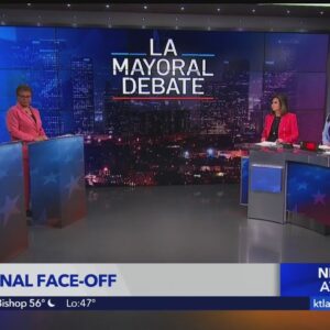 L.A. mayoral candidates face-off in final debate