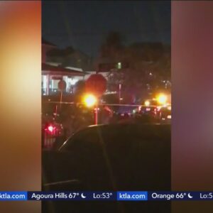 LAPD officer stabbed during barricade incident