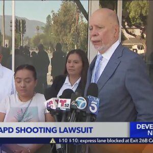 Family announces lawsuit against LAPD in fatal shooting of 22-year-old man