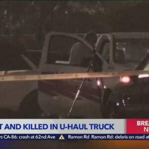 Man found fatally shot in U-Haul truck in Hollywood