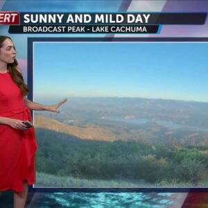 Mild, fall-like temperatures with less wind