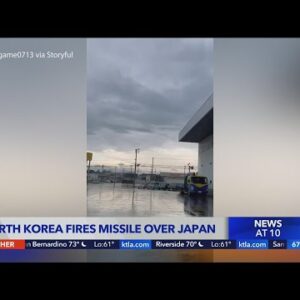 North Korea fires missiles over Japan