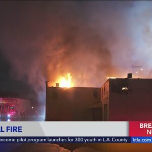 Norwalk strip mall erupts in flames