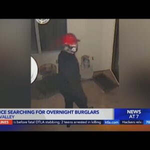 Police search for burglars in Simi Valley