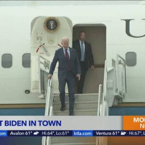 President Biden has full day planned in Los Angeles Thursday