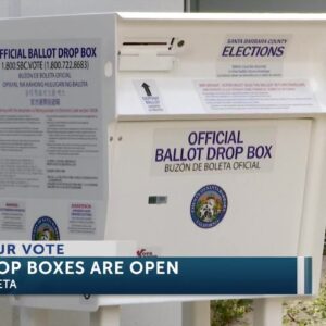 Ballot drop boxes officially open in Goleta ahead of November General Election