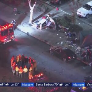 Driver arrested in Pomona taco stand crash that killed 1, injured 12; victim ID’d