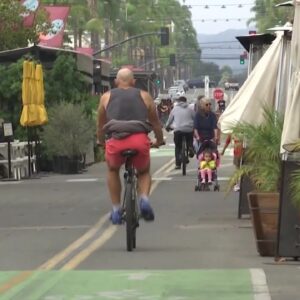 Santa Barbara to remove green bike markings on State Street Promenade