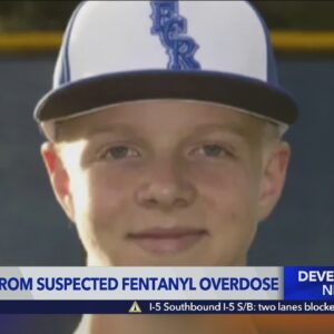 Teen dies from suspected fentanyl overdose
