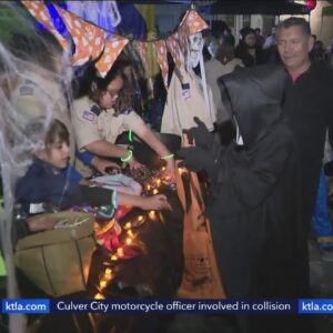 Community gathers for El Monte "Trunk or Treat" celebration honoring fallen officers