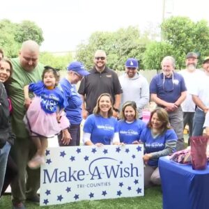 Make-A-Wish Tri-Counties and Local 805 Union Carpenters deliver a dream playhouse wish for ...