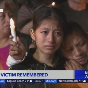 Vigil honors store owner killed in downtown Los Angeles stabbing