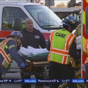 ‘Why did you run into the recruits?’ KTLA confronts driver from South Whittier crash