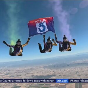 Remarkable Women: Cher Calvin joins female daredevils record-breaking skydive