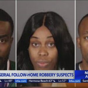 Arrests of serial follow-home robbery suspects