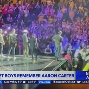 Backstreet Boys remember Aaron Carter