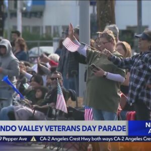 Thousands gathered to celebrate the 2022 Veteran's Day Parade in the San Fernando Valley