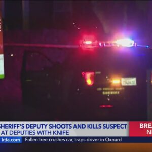 Deputies shoot, kill man armed with knife in Santa Clarita: LASD