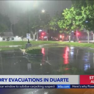 Dozens of homes facing mandatory evacuations in Duarte
