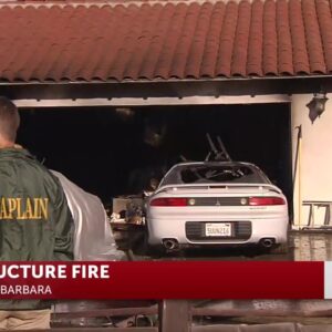 Firefighters contain house fire on La Senda Drive Wednesday afternoon